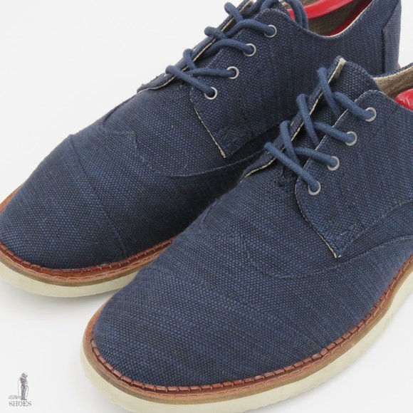 Toms Brogue Twill Oxford Classic Men's Size 11 - Picture 7 of 14